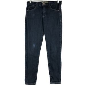 Democracy Ab Technology Womens Size 0P Jeans Dark Wash Pants Stretch TINY FLAW